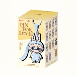 THE MONSTERS Pin for Love Series-Vinyl Plush Pendant Blind Box (A-M)